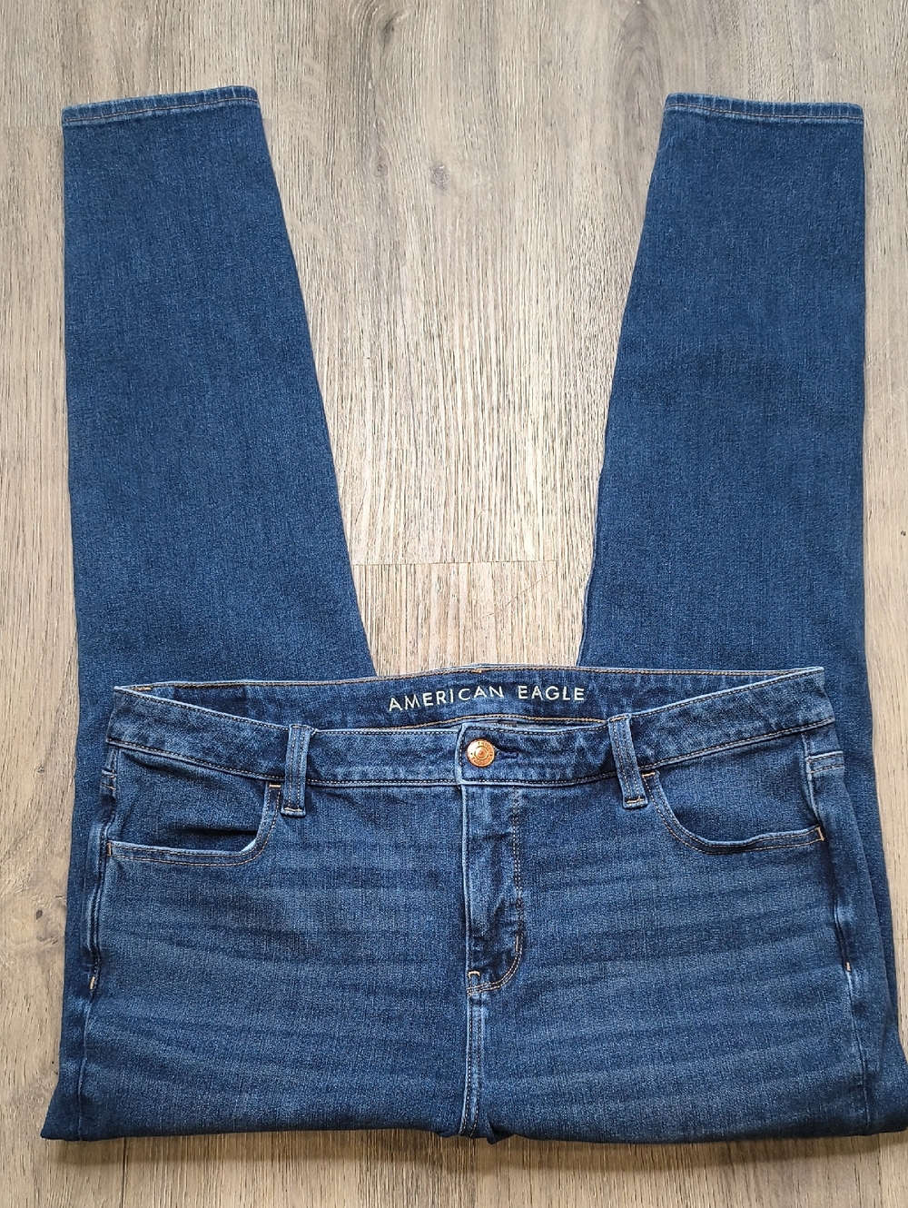 Dream Stretch Jegging w/28" Inseam American Eagle Size 14 Jeans sac803